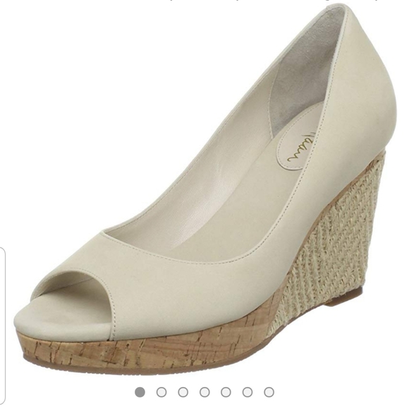 Cole Haan Air Delfina Peep Toe Wedge - Picture 1 of 7